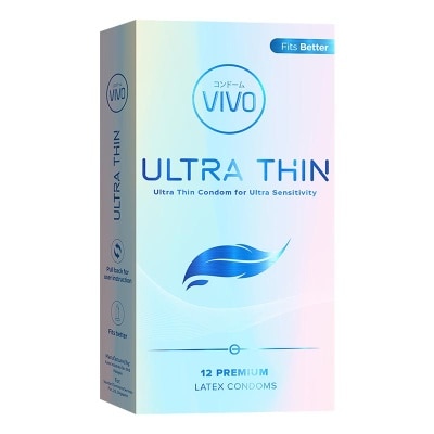 SENSITIF VIVO - Condom Ultra Thin 12'S