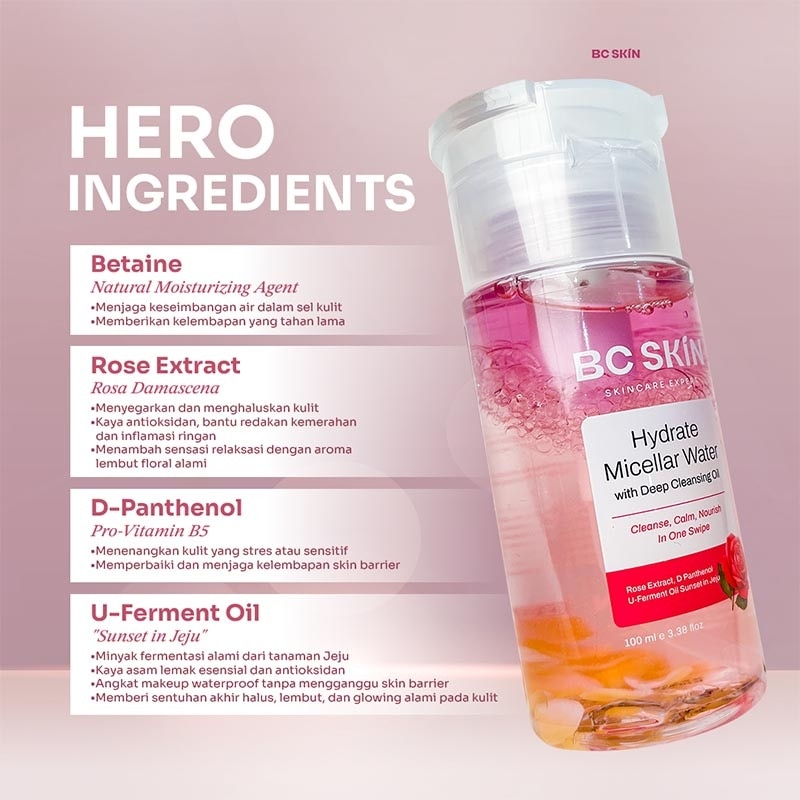 Hydrate Micellar Water with Deep Cleansing Oil 100ml