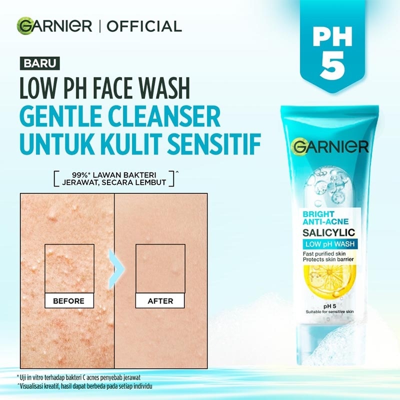 Bright Anti-Acne Salicylic Low pH Wash 100ml