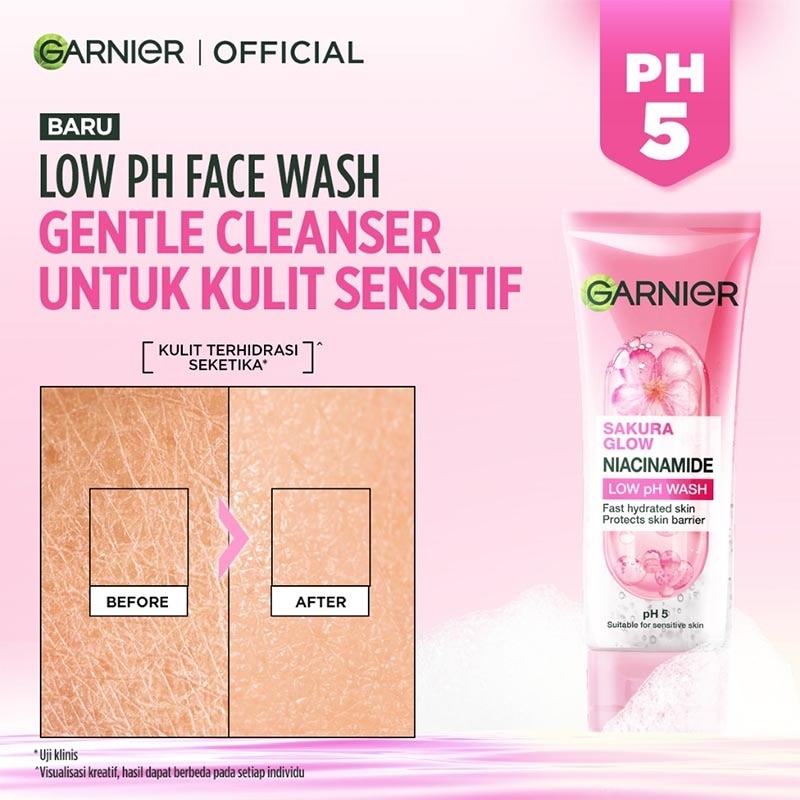 Sakura Glow Niacinamide Low pH Wash 100ml