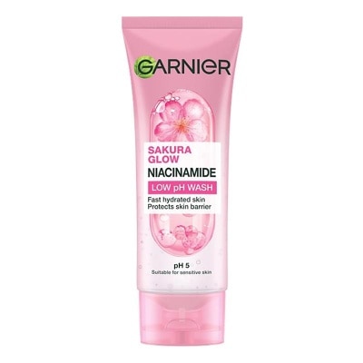 GARNIER - Sakura Glow Niacinamide Low pH Wash 100ml