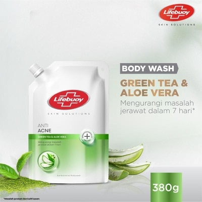 LIFEBUOY - Sabun Mandi Cair Greentea Refill 380g