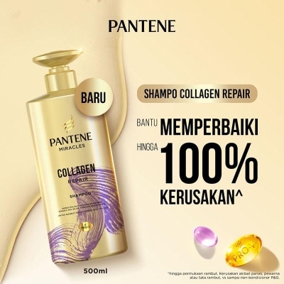 PANTENE - Miracles Shampo Collagen Repair 500ml