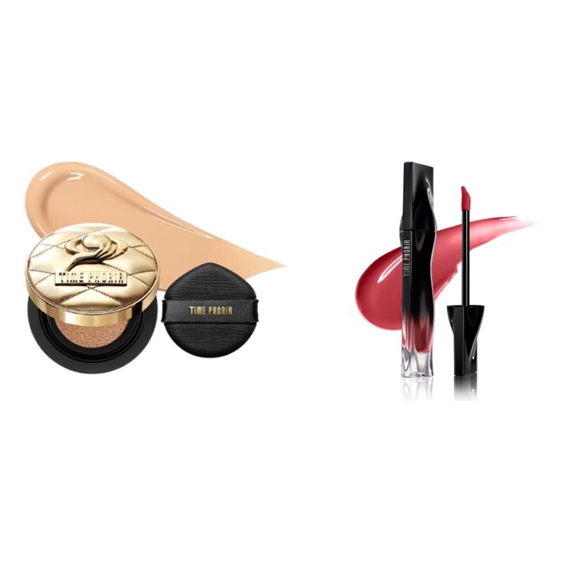 Glow Cushion Fawn + Lip Stain Nerose Fawn & Nerose