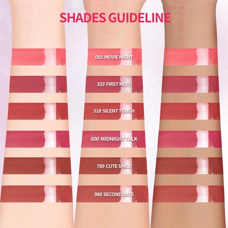 Aura Mood Transferproof Vinyl Lip Cream 001 Movie Night 2.5ml