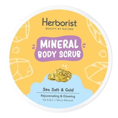 HERBORIST Mineral Body Scrub Sea Salt & Gold 200g image