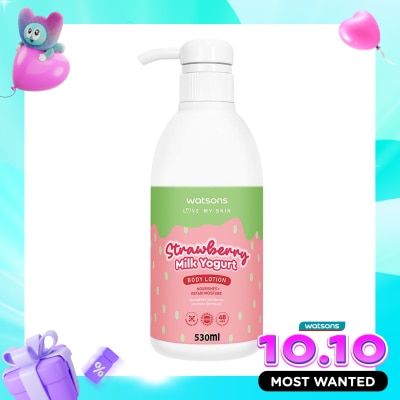 WATSONS Milk Yogurt Body Lotion Strawberry 530ml image