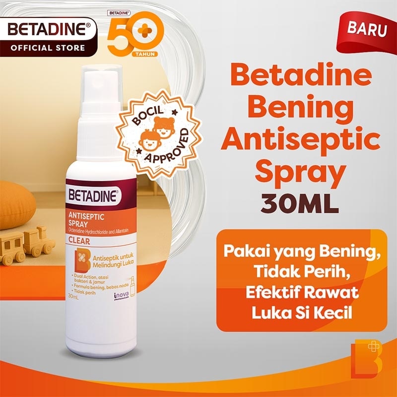 BETADINE CLEAR SPRAY 30ML