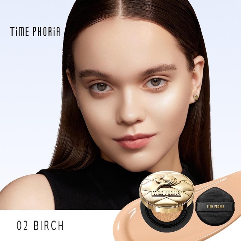 Glow Cushion Birch + Setting Spray 02 Birch + Setting Spray