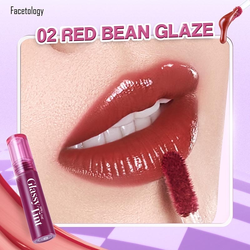 Glassy Spill The Tint 02 Red Bean Glaze 2.5g