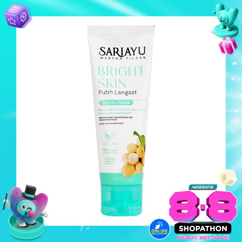 Bright Skin Putih Langsat Facial Foam 75g image