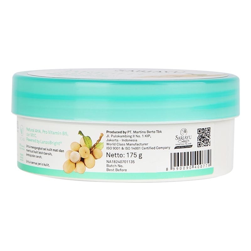 Bright Skin Putih Langsat Body Scrub 175g