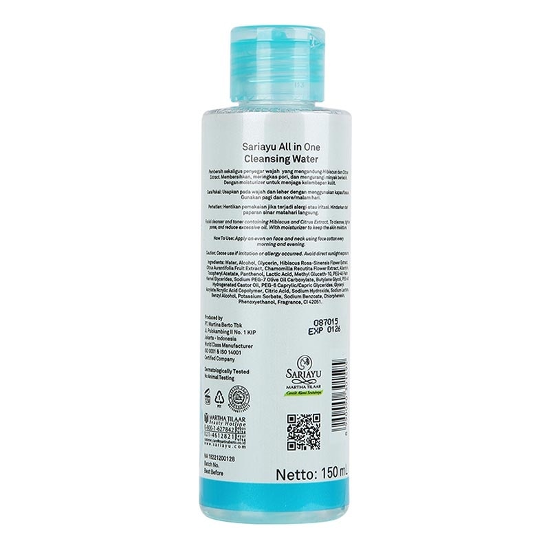 All In One Cleansing Water Normal Berminyak 150ml image