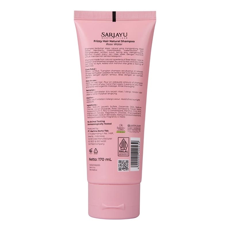 Frizzy Hair Natural Shampoo 170ml
