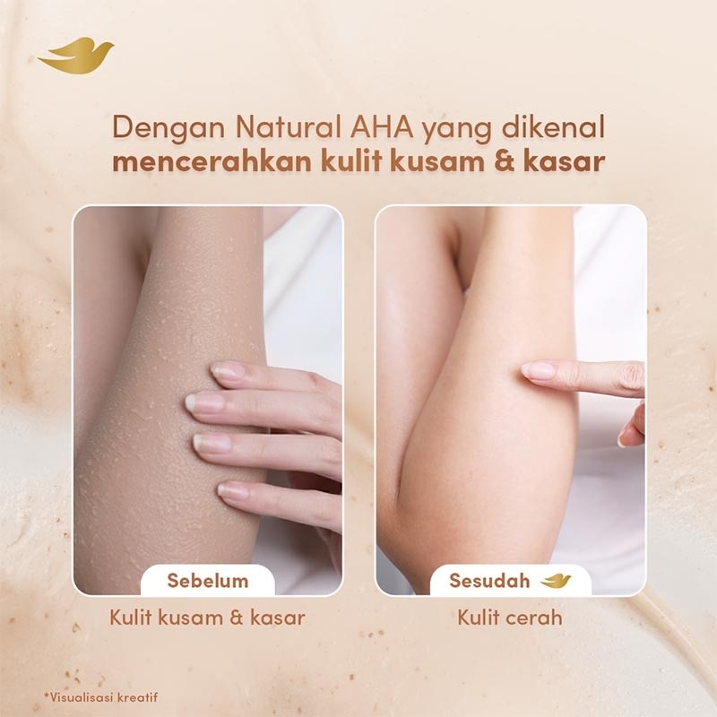 Ice Cream Body Scrub Sugar & Coconut Silky Smooth Natural AHA 280g