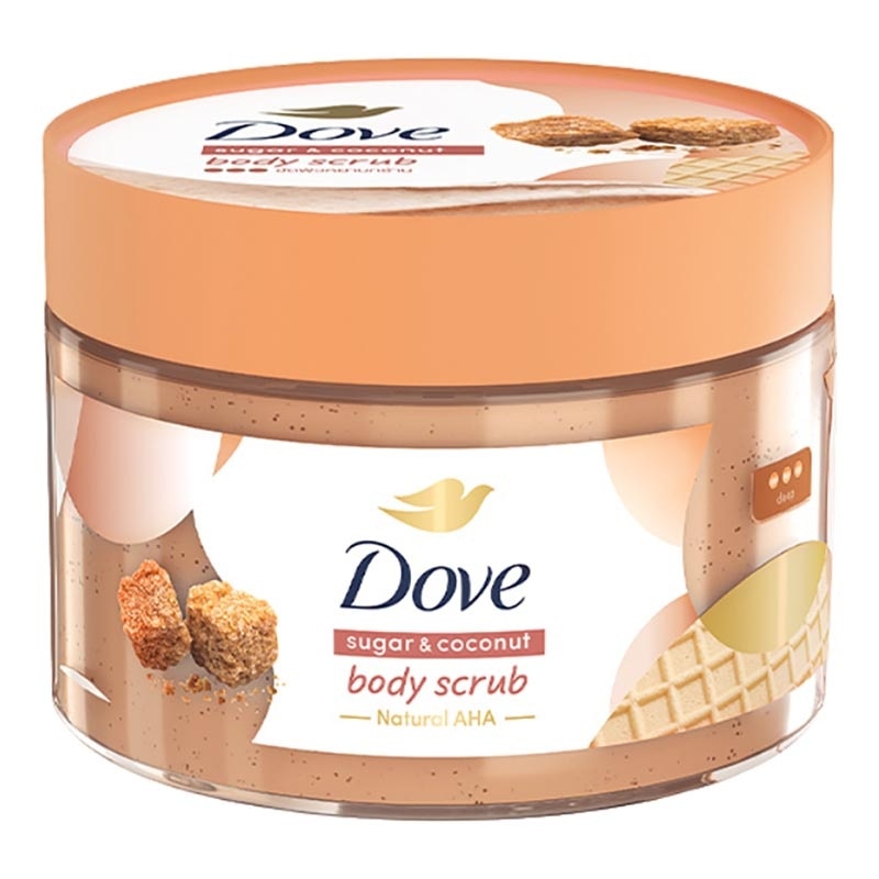 Ice Cream Body Scrub Sugar & Coconut Silky Smooth Natural AHA 280g