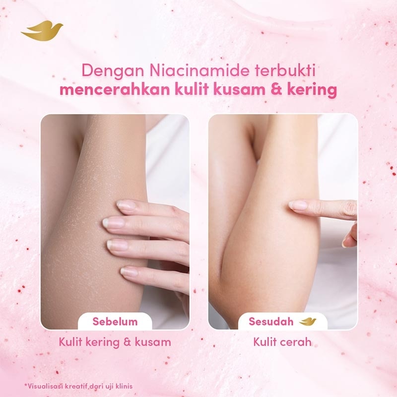 Ice Cream Body Scrub Sakura Radiant Glow Niacinamide 280g