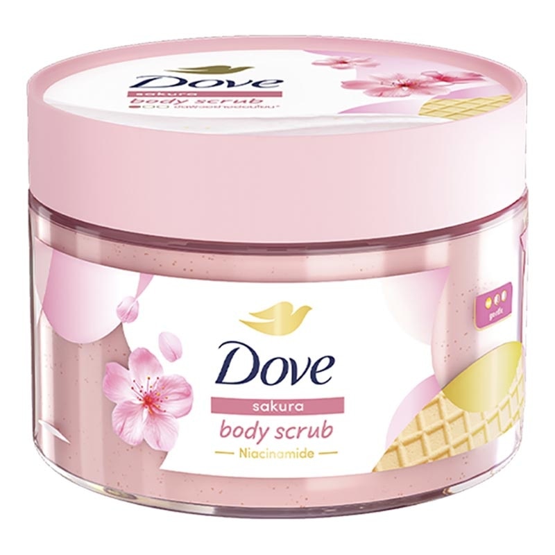 Ice Cream Body Scrub Sakura Radiant Glow Niacinamide 280g