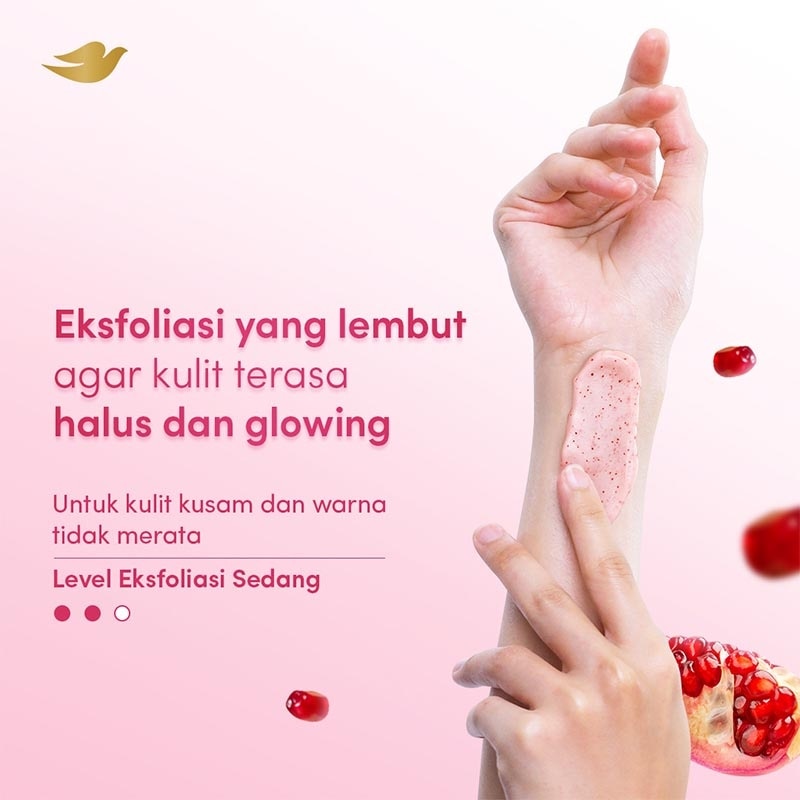 Ice Cream Body Scrub Pomegranate Balanced Soft Vitamin E Complex 280g