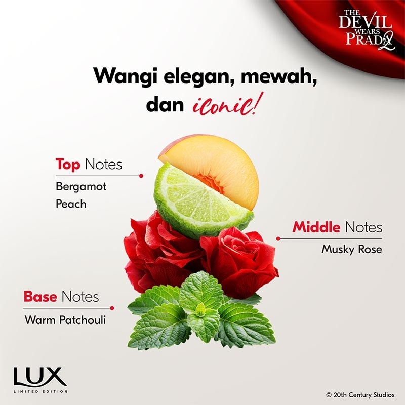 [The Devil Wears Prada 2 Limited Edition] Sabun Mandi Cair Rosewood Runway Pump 500g