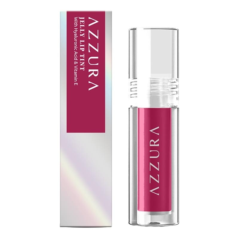 Jelly Lip Tint Hydrating Color Stain Smooth Glossy Plumpy Longlasting Juicy 01 Berry Kiss 3g image