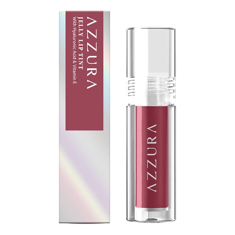 Jelly Lip Tint Hydrating Color Stain Smooth Glossy Plumpy Longlasting Juicy 02 Almond Rose 3g image