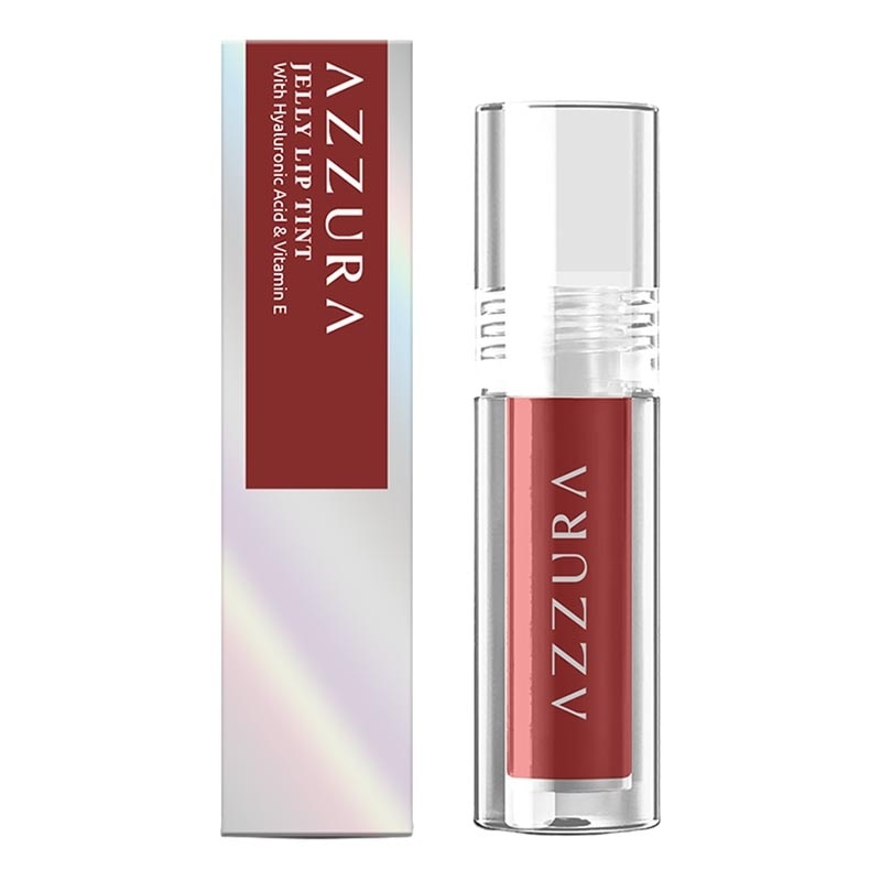 Jelly Lip Tint Hydrating Color Stain Smooth Glossy Plumpy Longlasting Juicy 03 Caramel Glaze 3g image