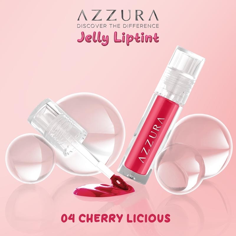 Jelly Lip Tint Hydrating Color Stain Smooth Glossy Plumpy Longlasting Juicy 04 Cherrylicious 3g image