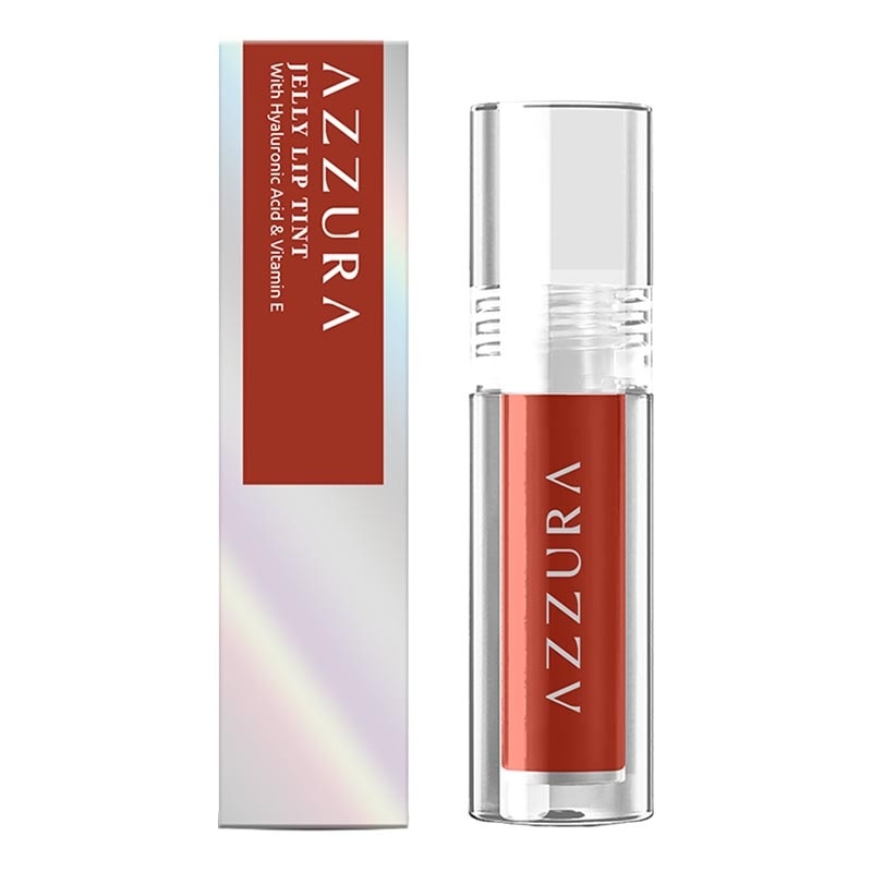 Jelly Lip Tint Hydrating Color Stain Smooth Glossy Plumpy Longlasting Juicy 06 Sunkissed Orange 3g image