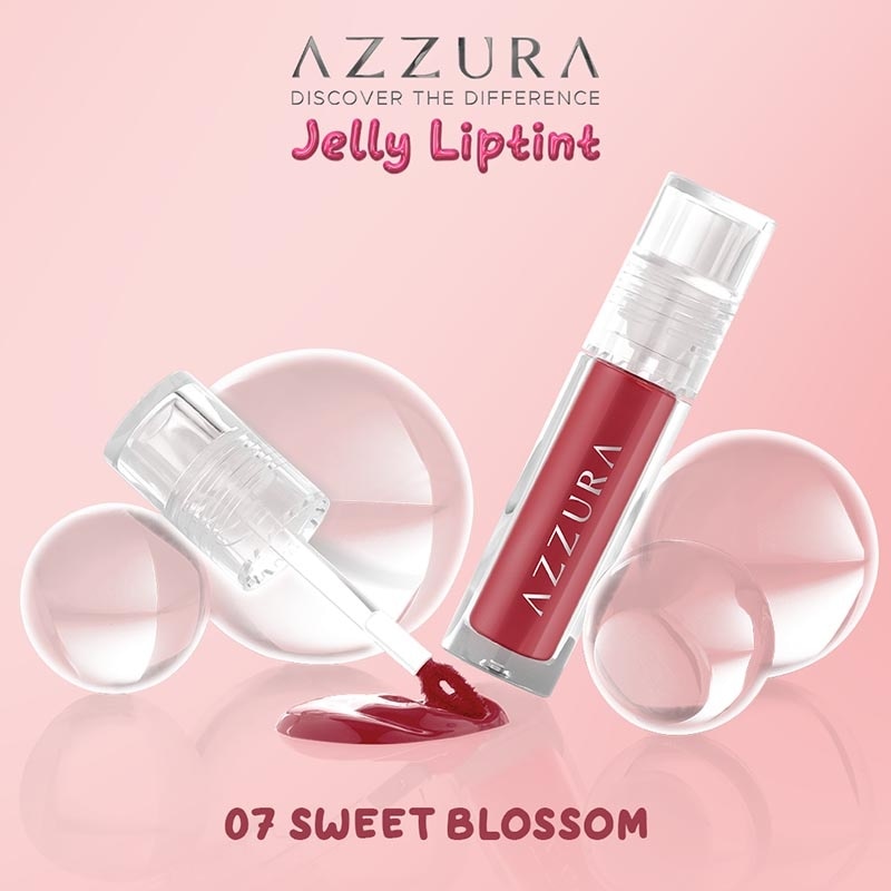 Jelly Lip Tint Hydrating Color Stain Smooth Glossy Plumpy Longlasting Juicy 07 Sweet Blossom 3g image