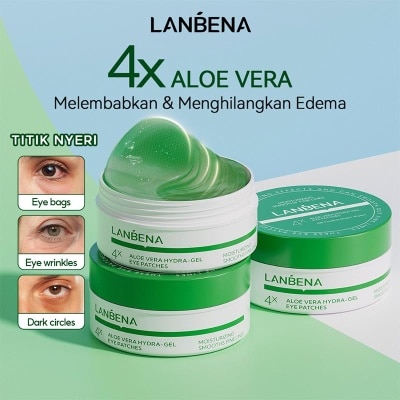 LANBENA - Aloevera Hydra-Gel Eye Patches 60'S / 30 Pairs