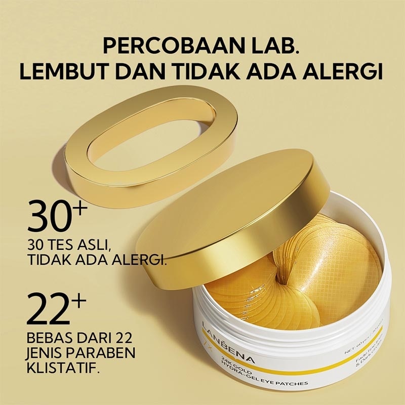 24 Gold Hydra-Gel Eye Patches 60'S / 30 Pairs