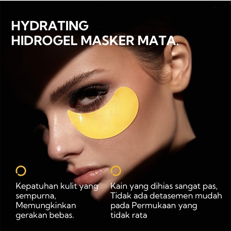 24 Gold Hydra-Gel Eye Patches 60'S / 30 Pairs