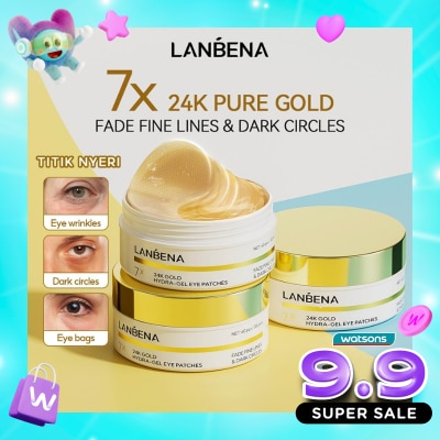 LANBENA - 24 Gold Hydra-Gel Eye Patches 60'S / 30 Pairs image