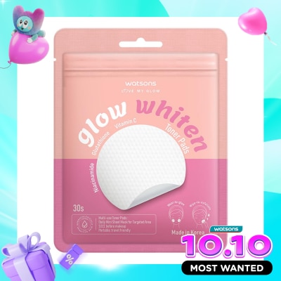 WATSONS COLLECTION GloWhiten Toner Pads 30'S image