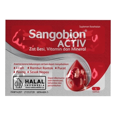 Sangobion - Activ Kapsul 4'S (Strip)
