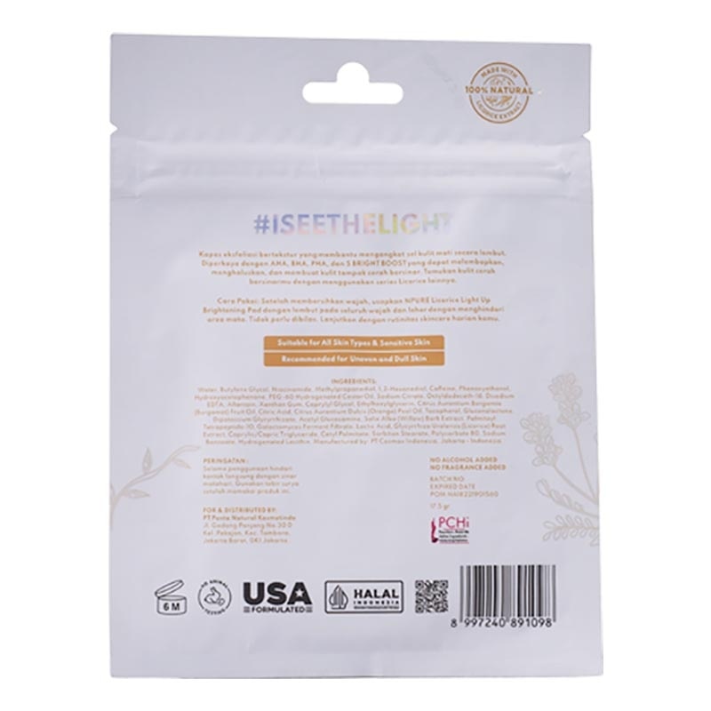 Cica Acne Clear Pad Pouch Ziplock 7'S / 17.5g