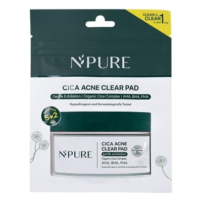 NPURE - Cica Acne Clear Pad Pouch Ziplock 7'S / 17.5g