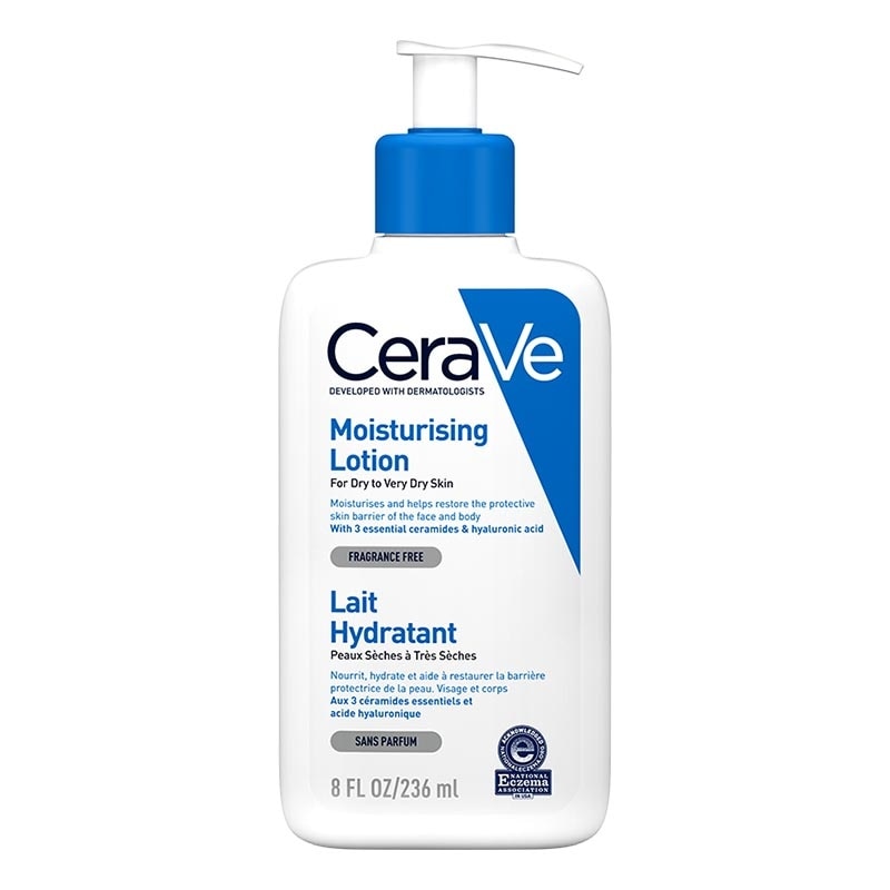 Moisturising Lotion + Cerave Foaming Cleanser Bundle 236ml