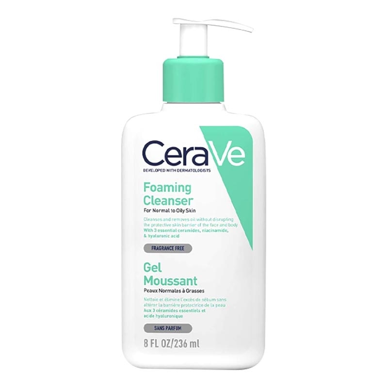 Moisturising Lotion + Cerave Foaming Cleanser Bundle 236ml