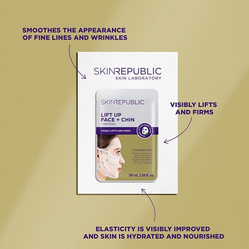 Lift Up Face + Chin Sheet Mask 38ml