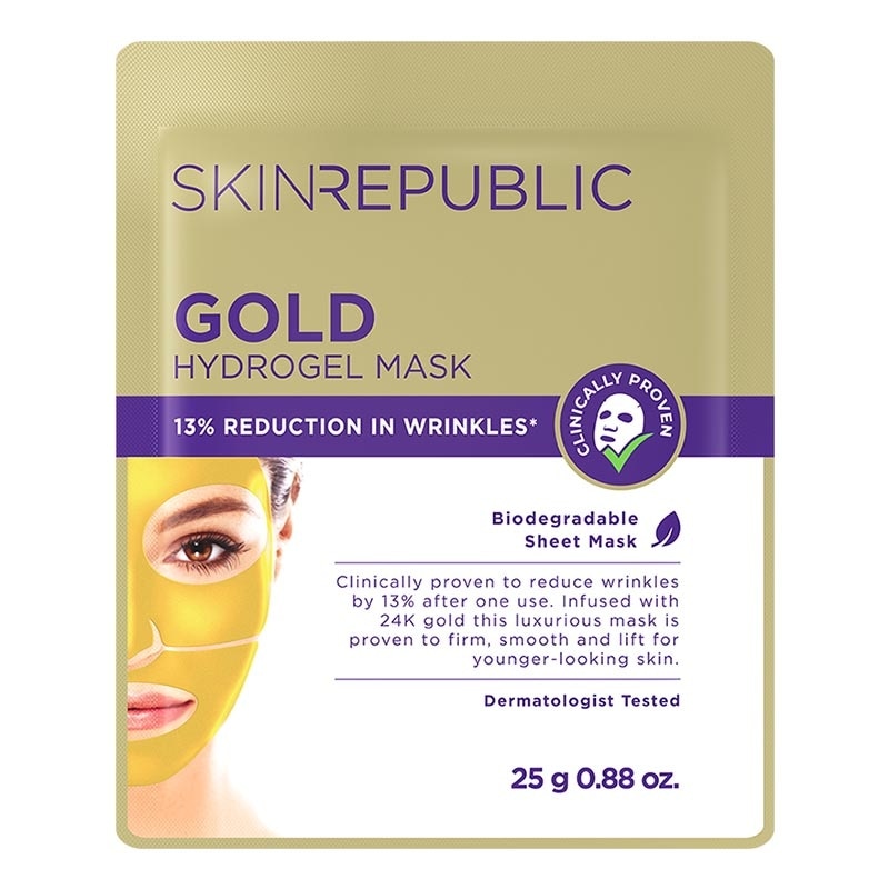 Gold Hydrogel Mask