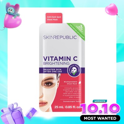 SKIN REPUBLIC Brightening Vitamin C Sheet Mask image
