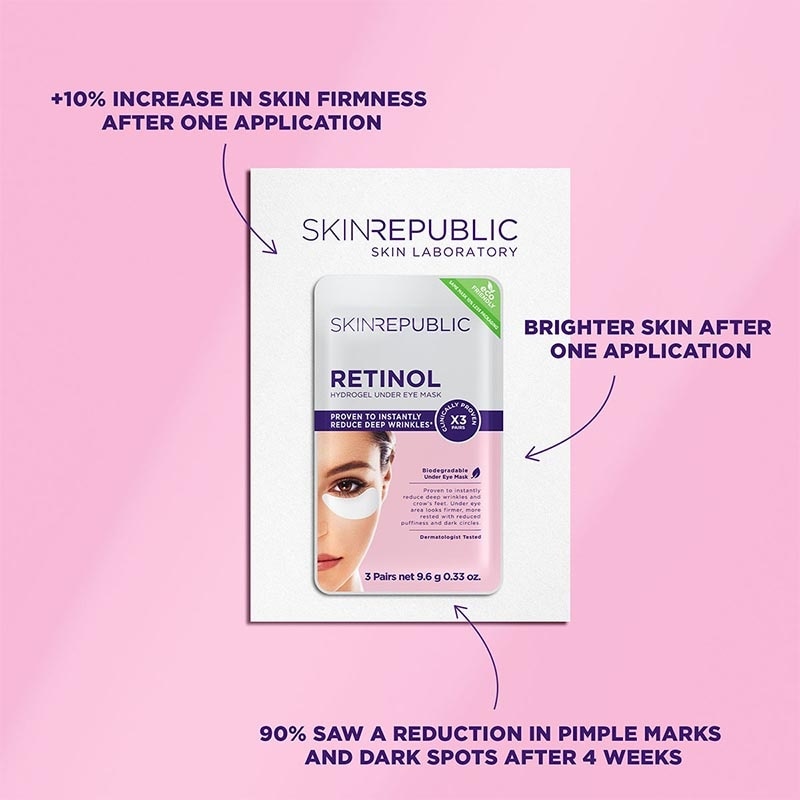 Retinol Hydrogel Under Eye Mask