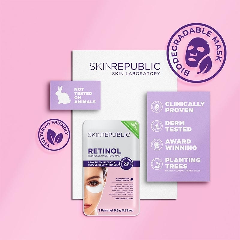 Retinol Hydrogel Under Eye Mask
