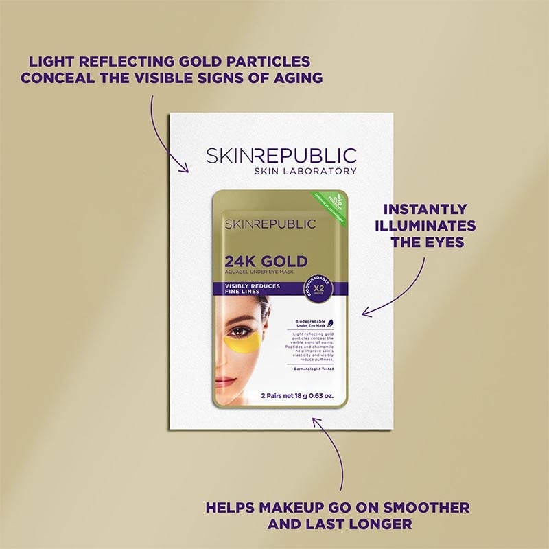 24K Gold Under Eye Mask