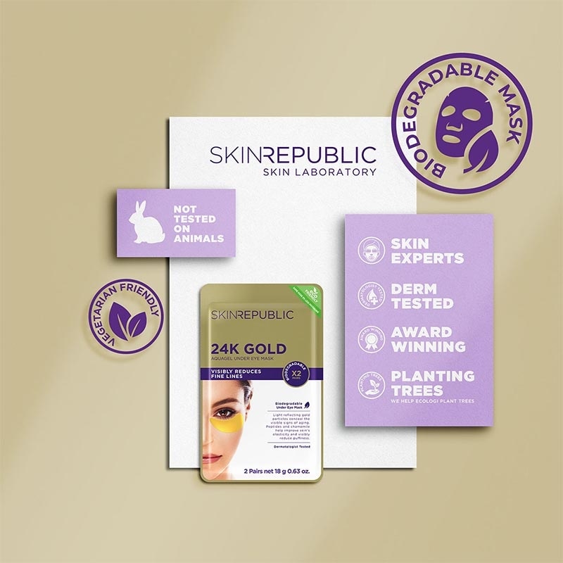 24K Gold Under Eye Mask