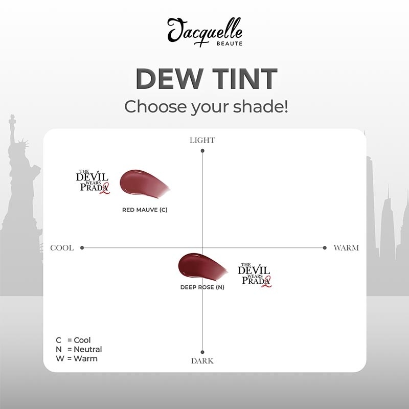 Dew Tint Devil Wears Prada Edition Red Mauve Red Mauve 2ml image