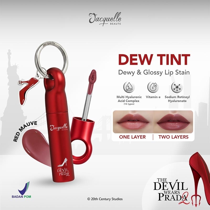 Dew Tint Devil Wears Prada Edition Red Mauve Red Mauve 2ml image