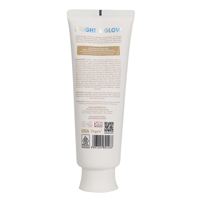 Licorice Bright & Glow Bring The Light Low pH Cleanser 100ml